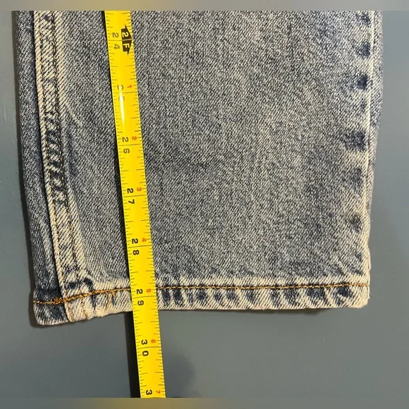 Free Peoplw We The Free The Pacifica High Rise Slim Straight Leg Jeans - Picture 9 of 12